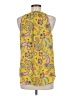 Rose + Olive 100% Polyester Yellow Sleeveless Blouse Size M - photo 2
