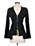 Patrizia Luca Solid Black Jacket Size S - photo 1