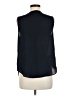 Ann Taylor 100% Polyester Black Sleeveless Blouse Size M - photo 2