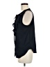 Ann Taylor 100% Polyester Black Sleeveless Blouse Size M - photo 5