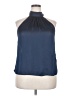 1.State 100% Polyester Blue Sleeveless Blouse Size XXL - photo 1