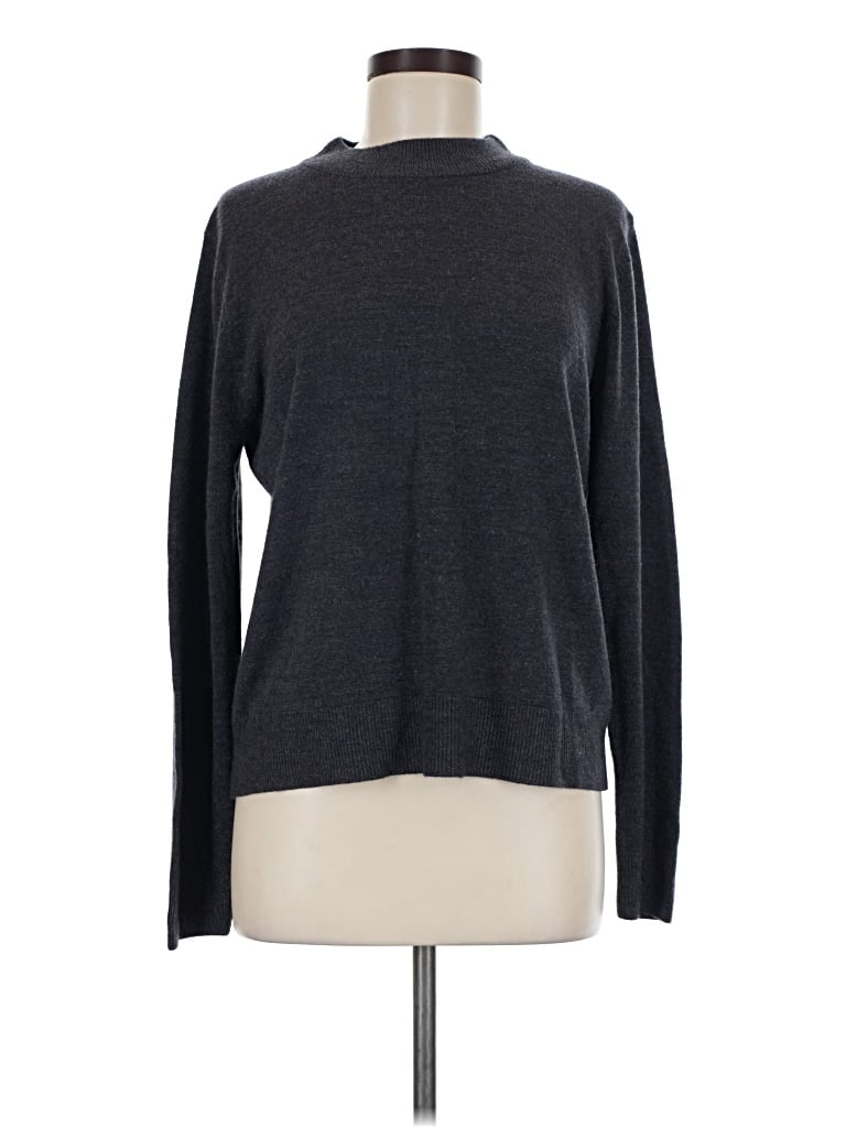 Pre-owned Sag Harbor Turtleneck Sweater In Gray