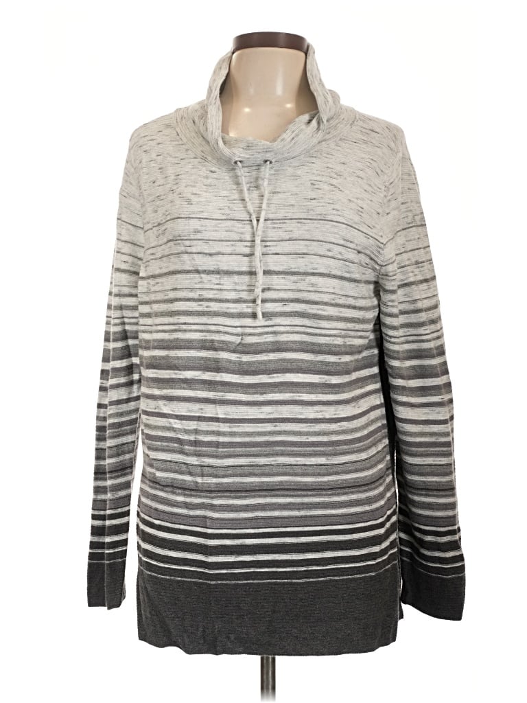 Pre-owned T By Talbots Pullover Sweater In Gray