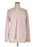 Ann Taylor Stars Pink Long Sleeve Blouse Size XL - photo 1