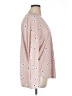 Ann Taylor Stars Pink Long Sleeve Blouse Size XL - photo 4