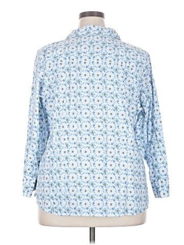 Croft & Barrow 3/4 Sleeve Button-Down Shirt (view 2)