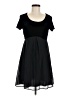 B. Smart 100% Polyester Solid Black Casual Dress Size 9 - 10 - photo 1