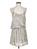 Assorted Brands 100% Polyester Metallic Silver Cocktail Dress Size S (estimated) - photo 1