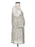Assorted Brands 100% Polyester Metallic Silver Cocktail Dress Size S (estimated) - photo 4