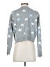 Wild Honey Stars Silver Pullover Sweater Size S - photo 2