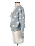 Wild Honey Stars Silver Pullover Sweater Size S - photo 5