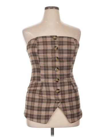 Flat White Tube Top (view 1)