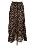Simlu Animal Print Brown Casual Skirt Size M - photo 1
