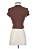 Shein Brown Short Sleeve Turtleneck Size 2 - photo 2