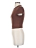 Shein Brown Short Sleeve Turtleneck Size 2 - photo 5