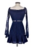Missguided 100% Polyester Blue Cocktail Dress Size 2 - photo 2