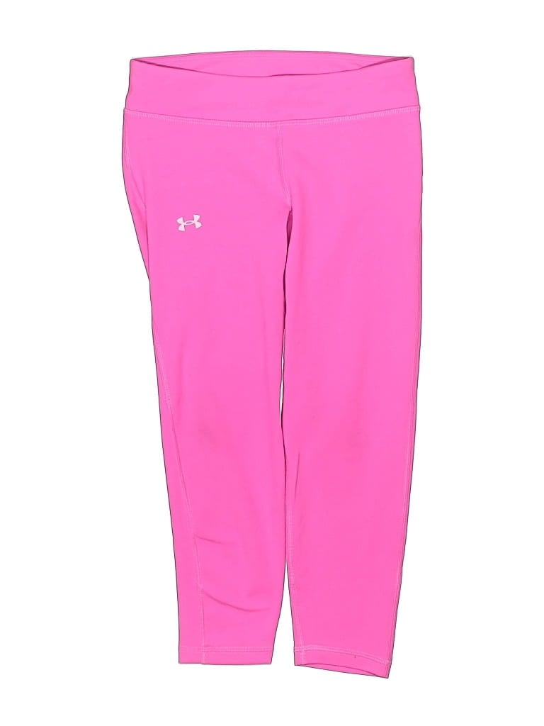 Pre-owned Under Armour Kids' Active Pants In Pink