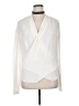 Brunello Cucinelli 100% Silk Ivory Long Sleeve Silk Top Size XL - photo 1