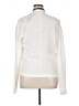 Brunello Cucinelli 100% Silk Ivory Long Sleeve Silk Top Size XL - photo 2