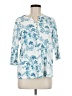 Blair Blue 3/4 Sleeve Blouse Size M - photo 1