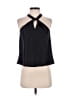 Aqua Black Sleeveless Blouse Size XS - photo 1