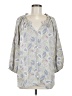 Caffé Marrakesh Gray 3/4 Sleeve Blouse Size M - photo 1