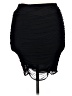 Sensational Collections Solid Black Formal Skirt Size 1X - photo 1