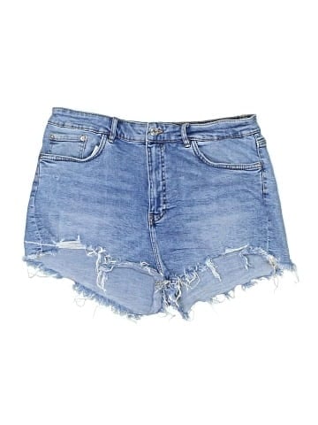 Zara Denim Shorts (view 1)