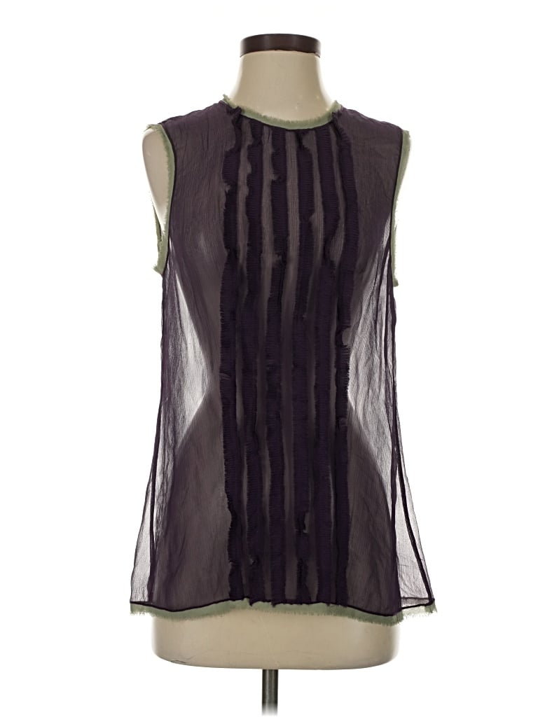 Pre-owned Bcbgmaxazria Sleeveless Blouse In Purple