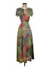 MSK Paisley Green Casual Dress Size S - photo 1