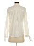 Joe Fresh 100% Cotton Ivory Long Sleeve Blouse Size S - photo 2