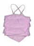 Assorted Brands Solid Purple One Piece Swimsuit Size 10 - photo 2
