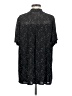 Siren Lily 100% Polyester Black Short Sleeve Henley Size 1X - photo 2