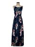 Unbranded Floral Blue Casual Dress Size S - photo 1