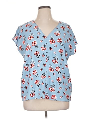 Hilary Radley Short Sleeve Blouse (view 1)