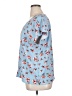 Hilary Radley Blue Short Sleeve Blouse Size XL - photo 5