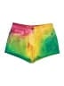 IRENEISGOOD 100% Cotton Tie-dye Yellow Shorts Size M - photo 1