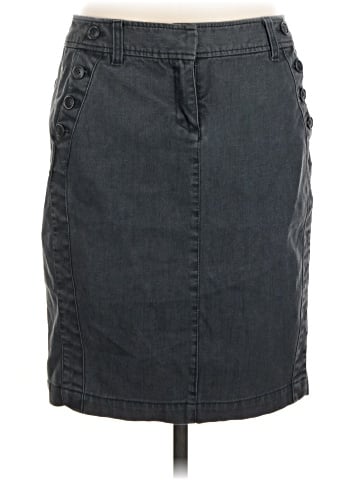 Dalia Collection Denim Skirt (view 1)