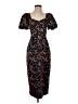 Hunter Bell Print Black Cocktail Dress Size 0 - photo 1