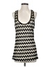 Dots Chevron-herringbone Black Tank Top Size XL - photo 1