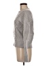 J. McLaughlin 100% Merino Wool Chevron-herringbone Gray pullover sweater Size M - photo 5