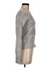 J. McLaughlin 100% Merino Wool Chevron-herringbone Gray pullover sweater Size M - photo 4