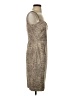 Antonio Melani Animal Print Tan Cocktail Dress Size 4 - photo 4