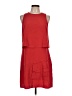 Tibi 100% Silk Red Casual Dress Size 10 - photo 1