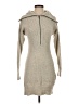 Intermix Gray Casual Dress Size P (petite) - photo 1