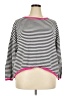 Dokotoo 100% Cotton Stripes Pink Pullover Sweater Size 2X - photo 1