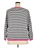 Dokotoo 100% Cotton Stripes Pink Pullover Sweater Size 2X - photo 2