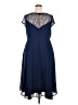 Torrid 100% Polyester Blue Cocktail Dress Size 20 Plus - photo 2