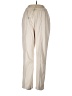 Jonathan Simkhai 100% Polyurethane Solid Ivory Casual Pants Size L - photo 1