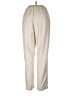 Jonathan Simkhai 100% Polyurethane Solid Ivory Casual Pants Size L - photo 2
